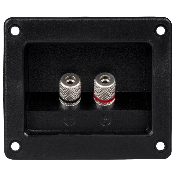 Main product image for Speaker Terminal 3-5/8" x 3-1/8" Satin Nickel Bind 260-288